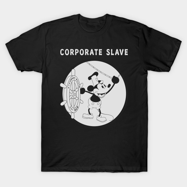 steamboat willie slave T-Shirt by azuki_89